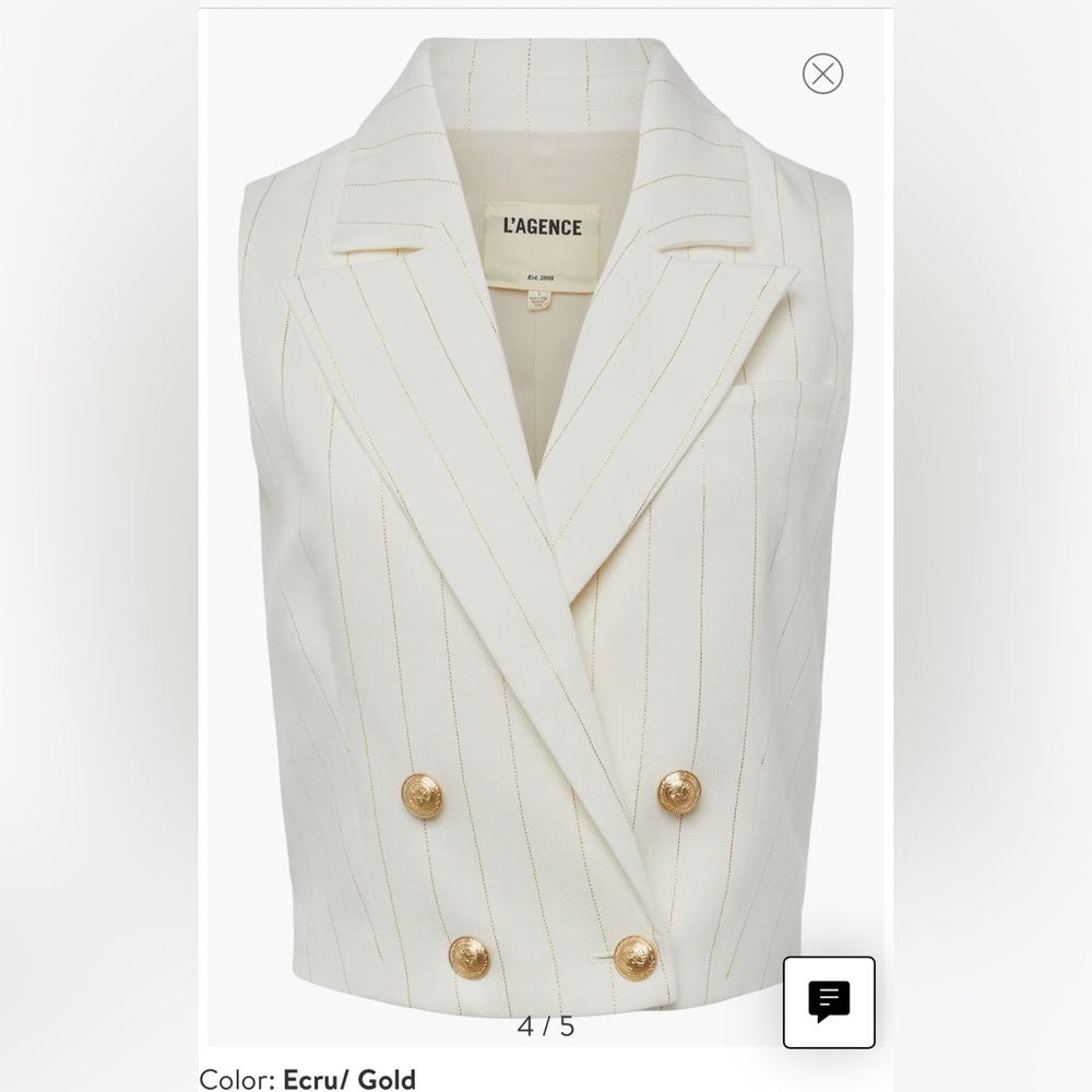 Lagence pin stripe vest